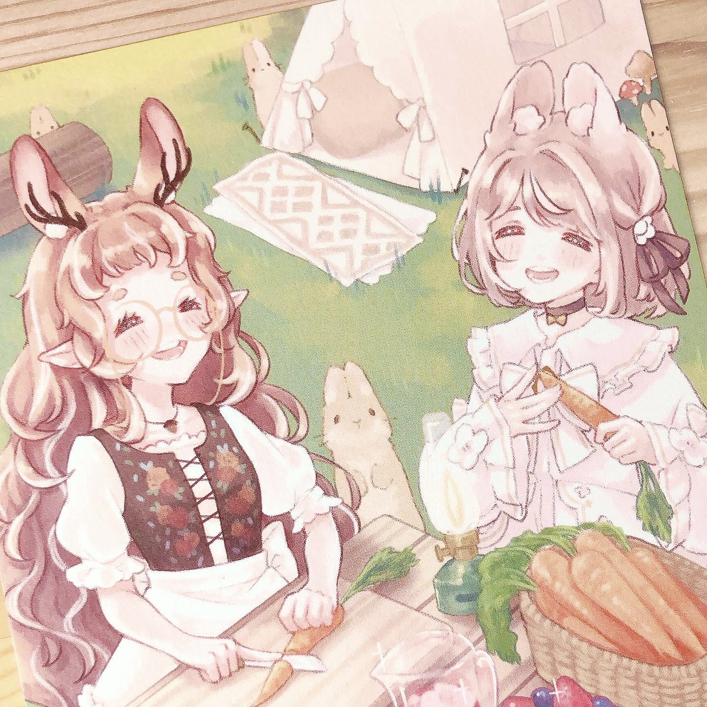fluffle forest postcard