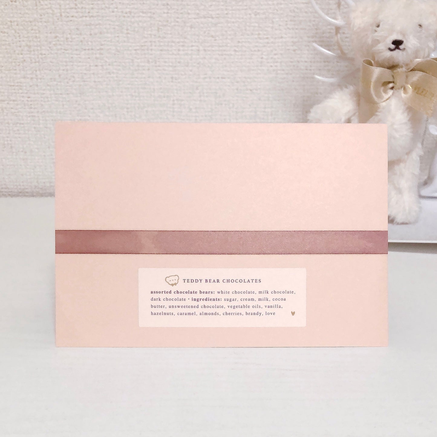 chocolate box greeting card & sticker sheet