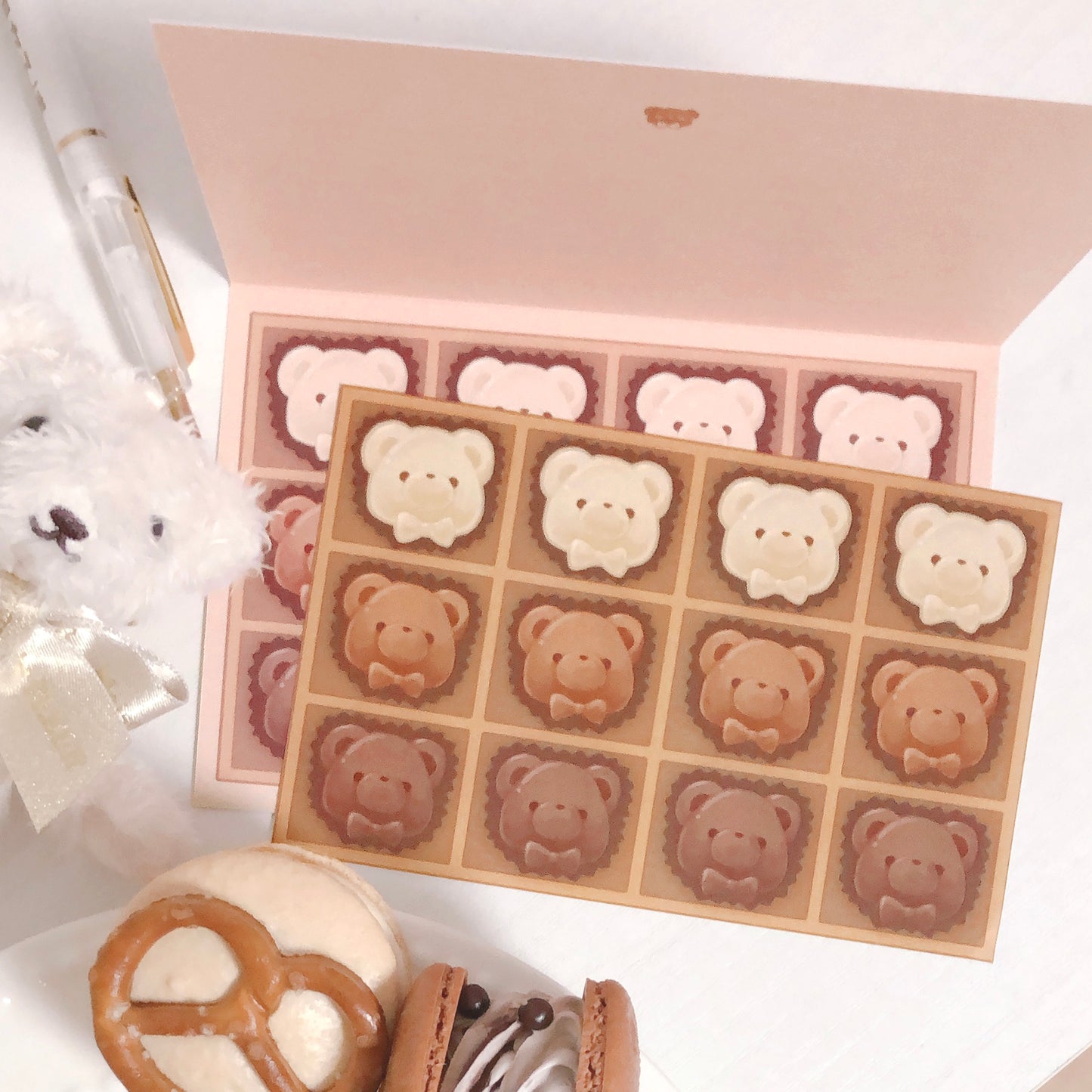 chocolate box greeting card & sticker sheet
