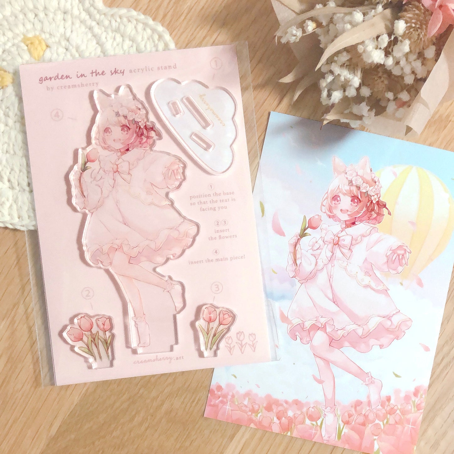 garden in the sky acrylic stand 🌷