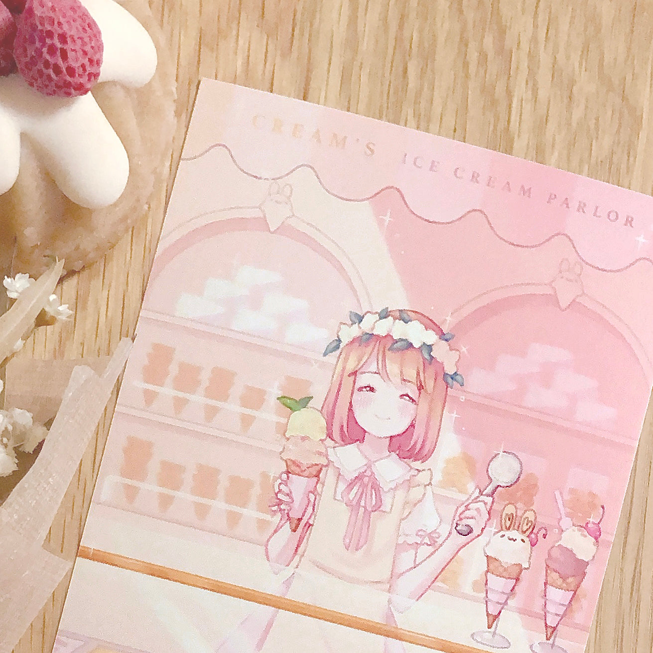 ice cream parlor print