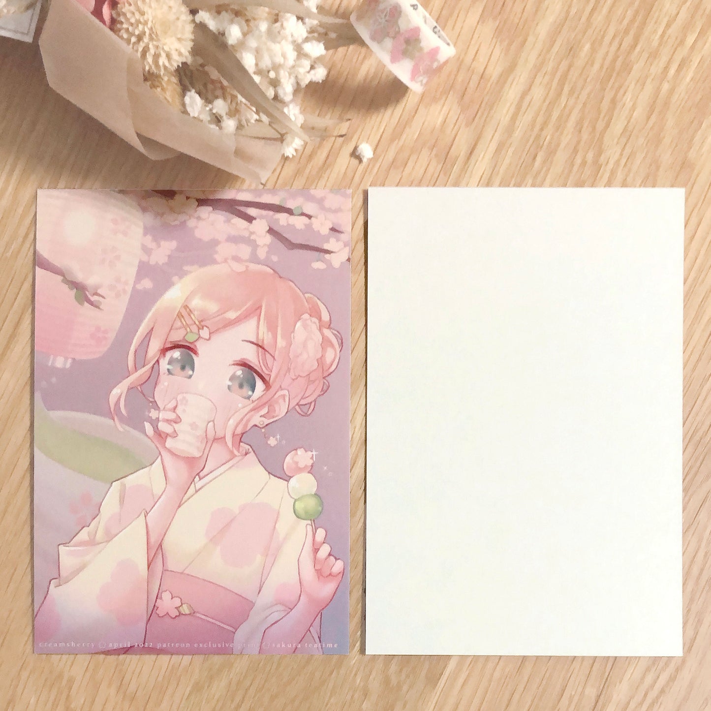 sakura teatime print