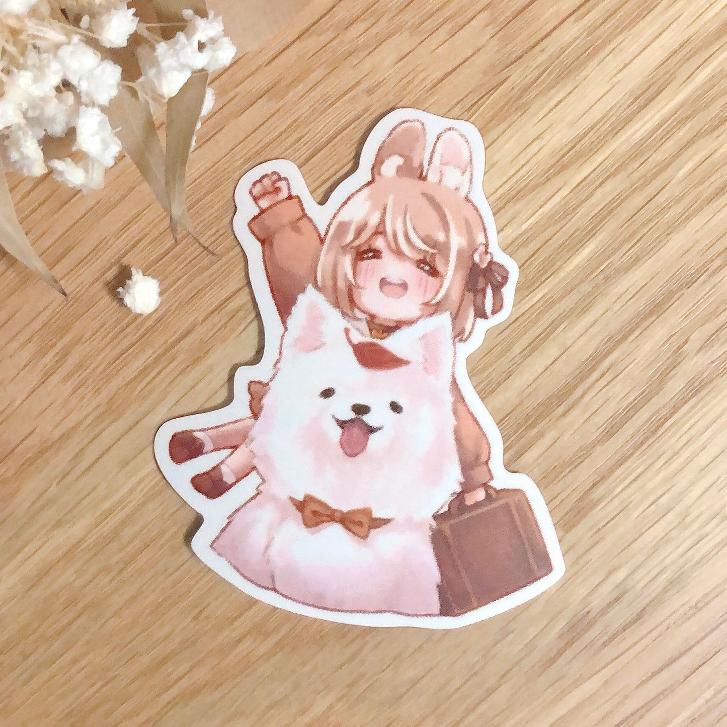 autumn walk sticker