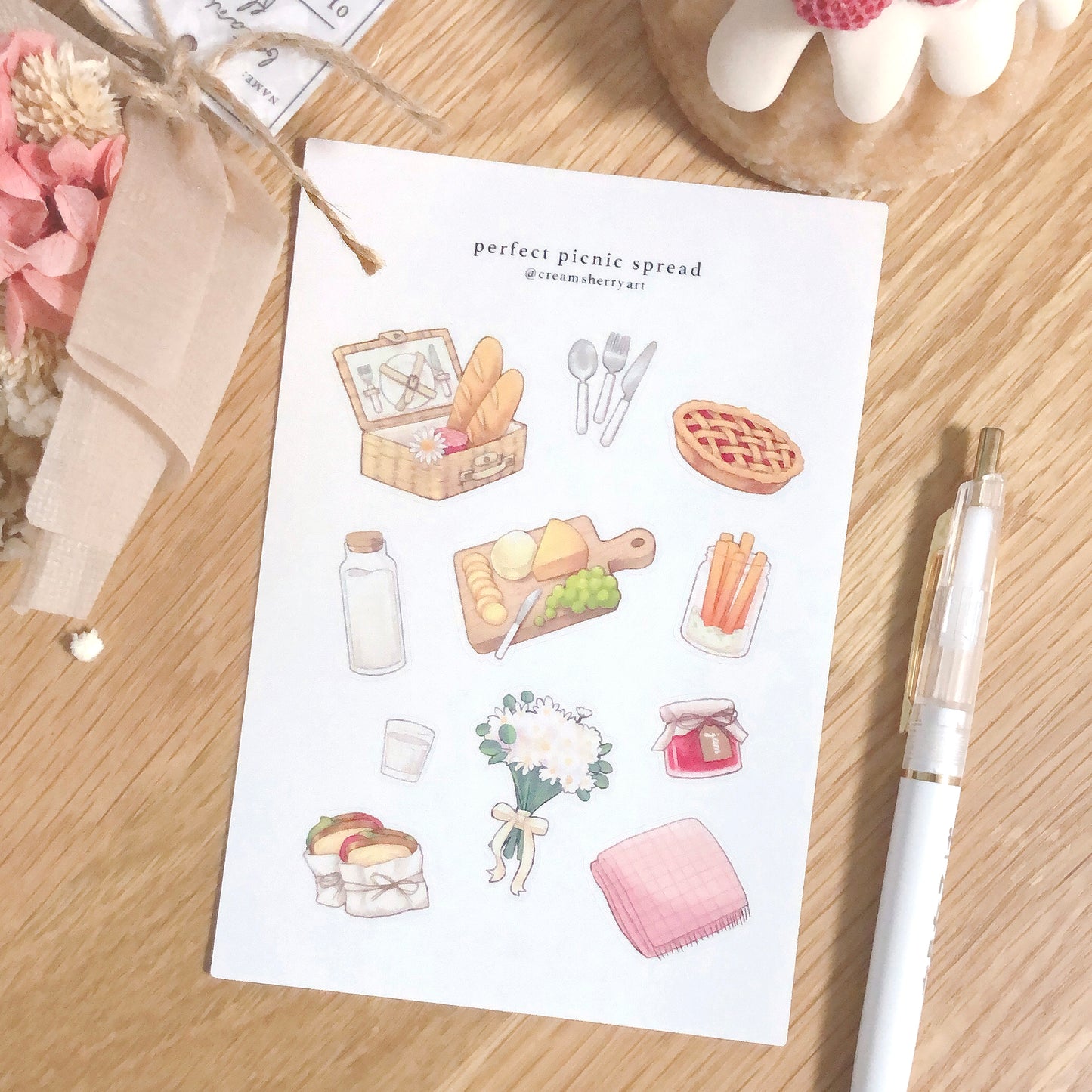 picnic sticker sheets