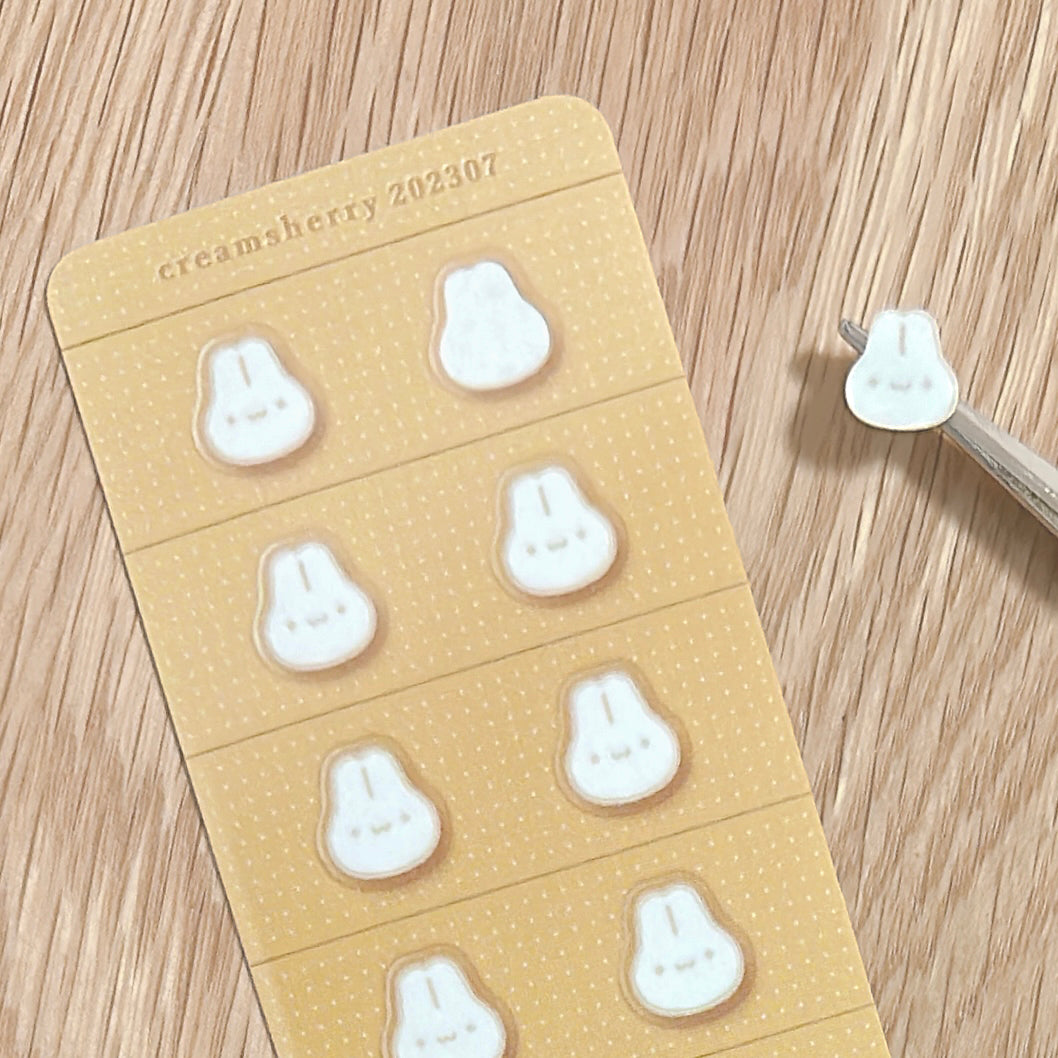 cotton bow clinic postcard & sticker sheet