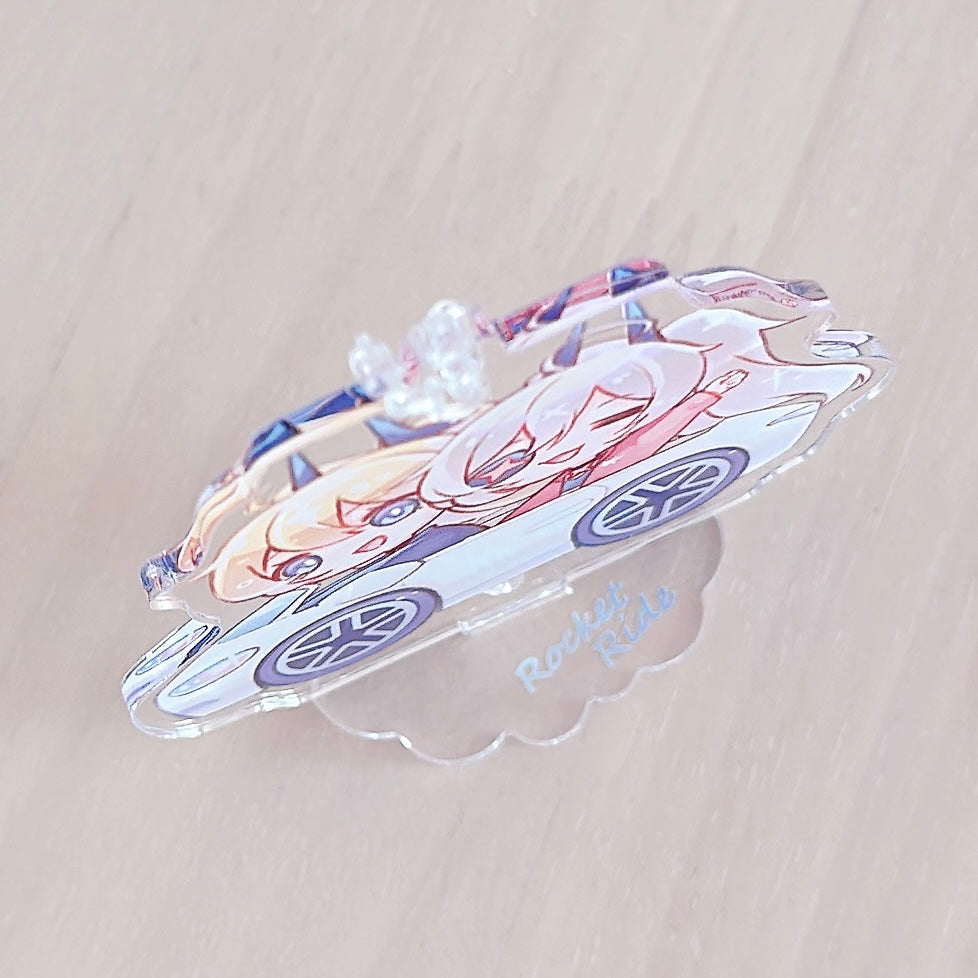 DJMAX rocket ride acrylic stand keychain + sticker