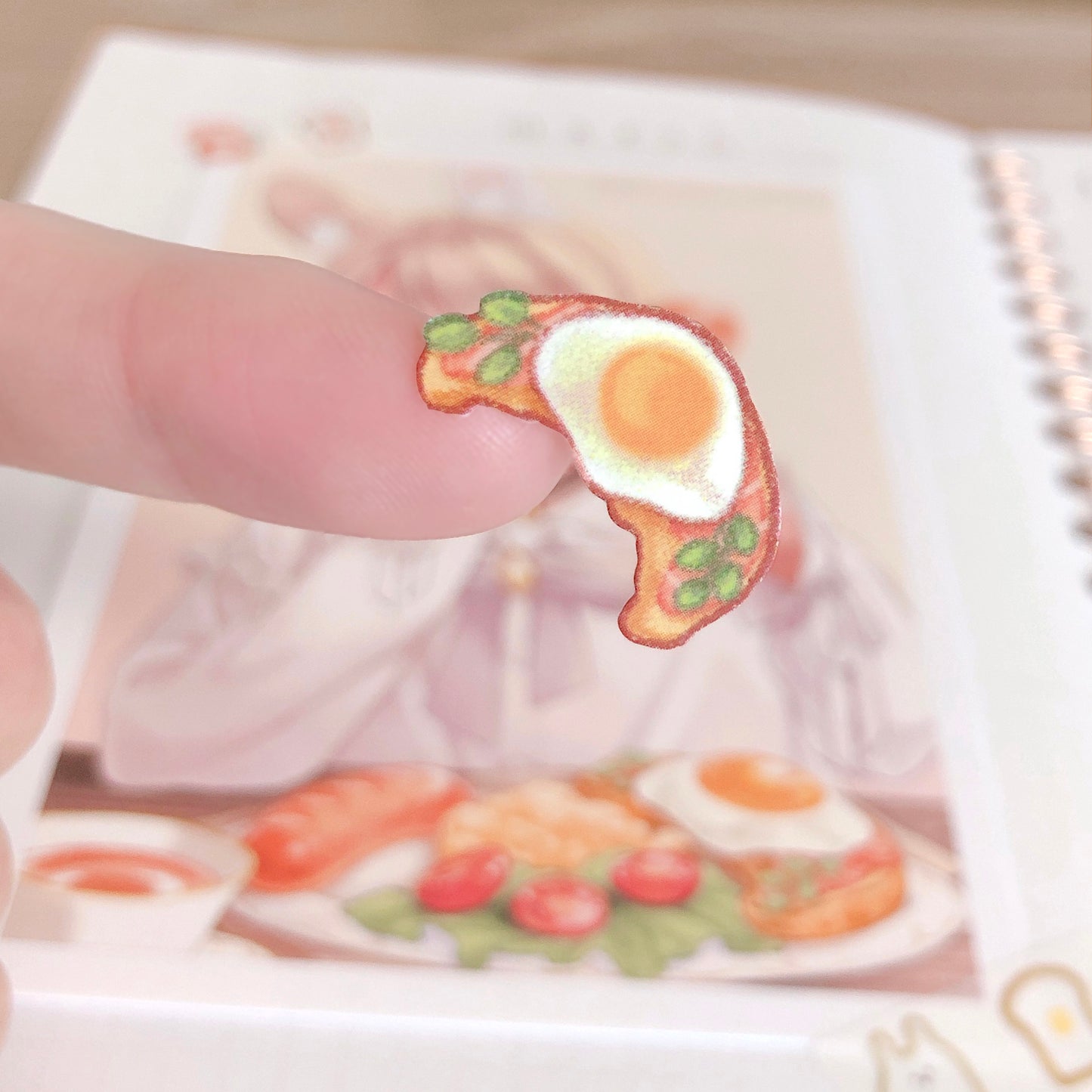 breakfast plate print & sticker sheet