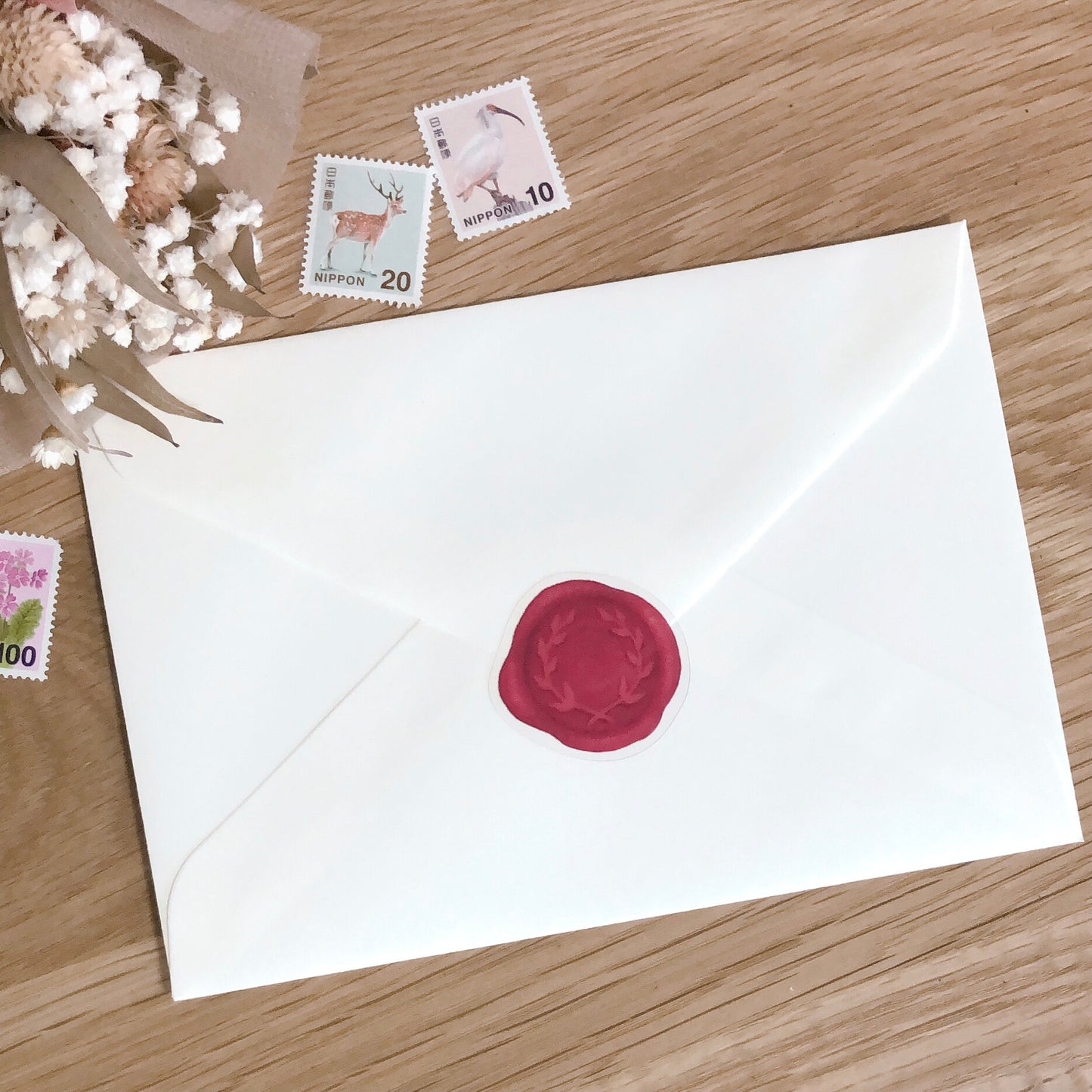 magical mail clear sticker sheet
