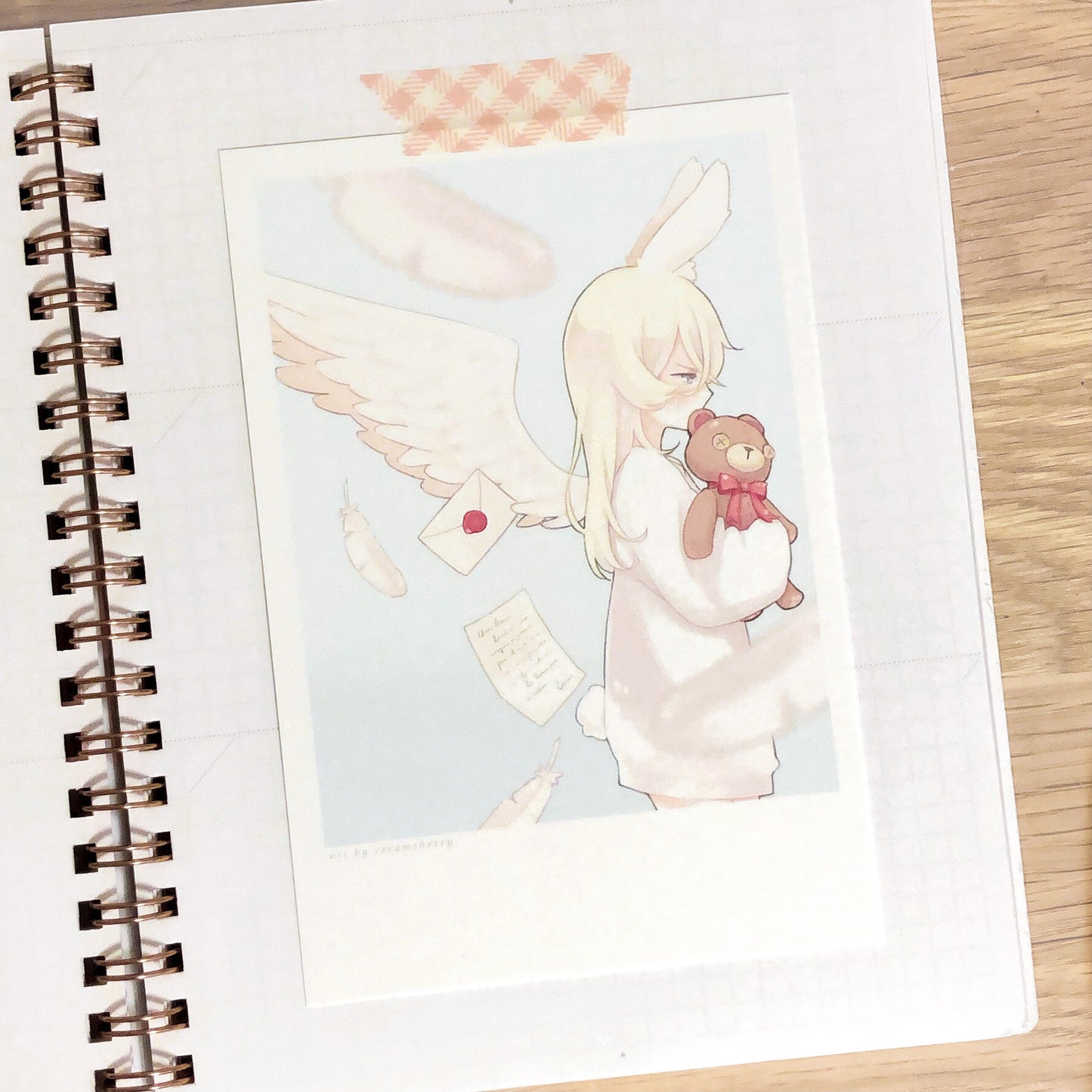 angelic valentines print