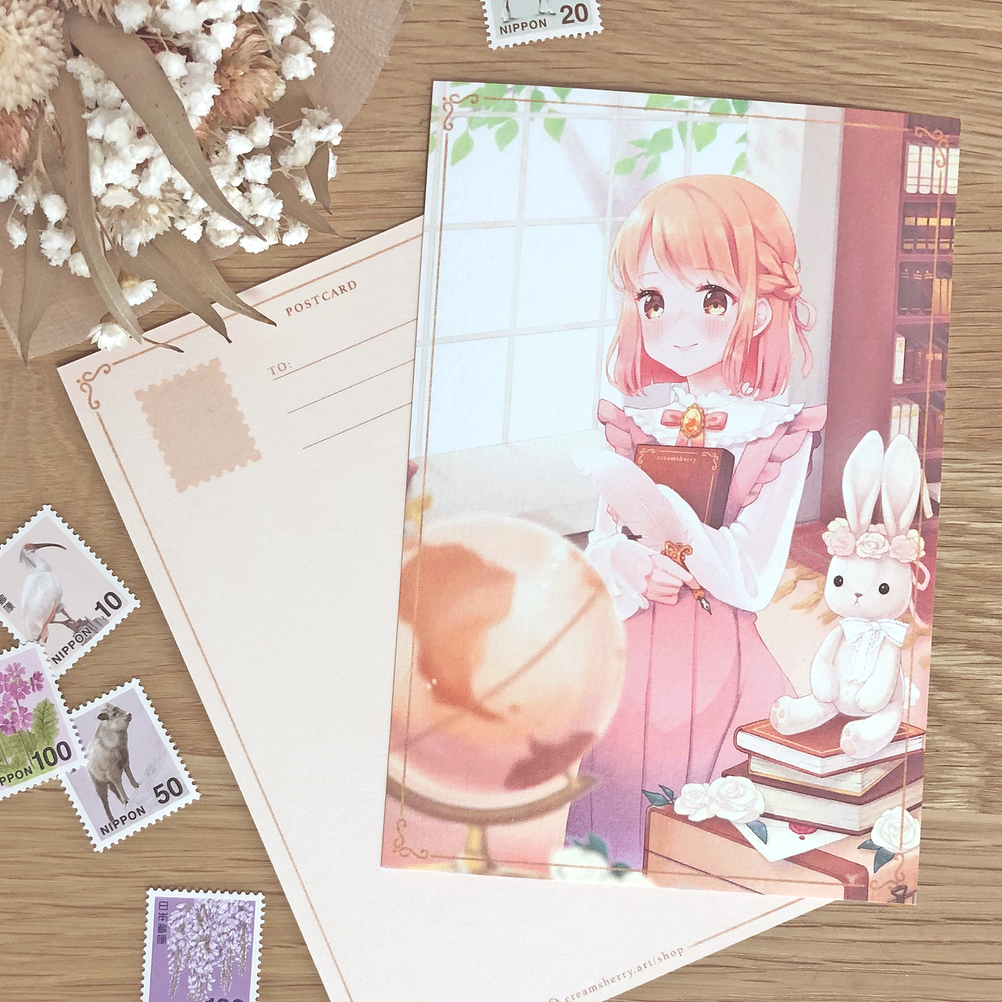 maiden's dignity postcard