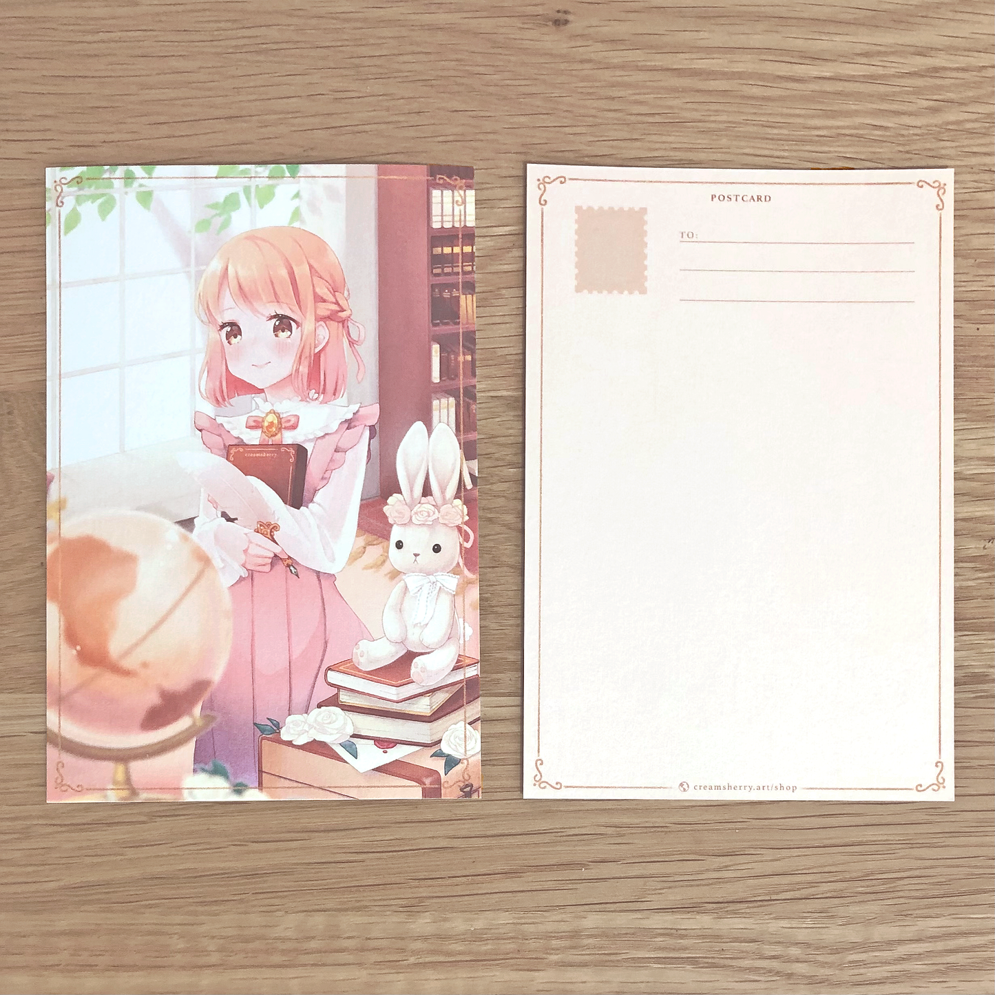 maiden's dignity postcard