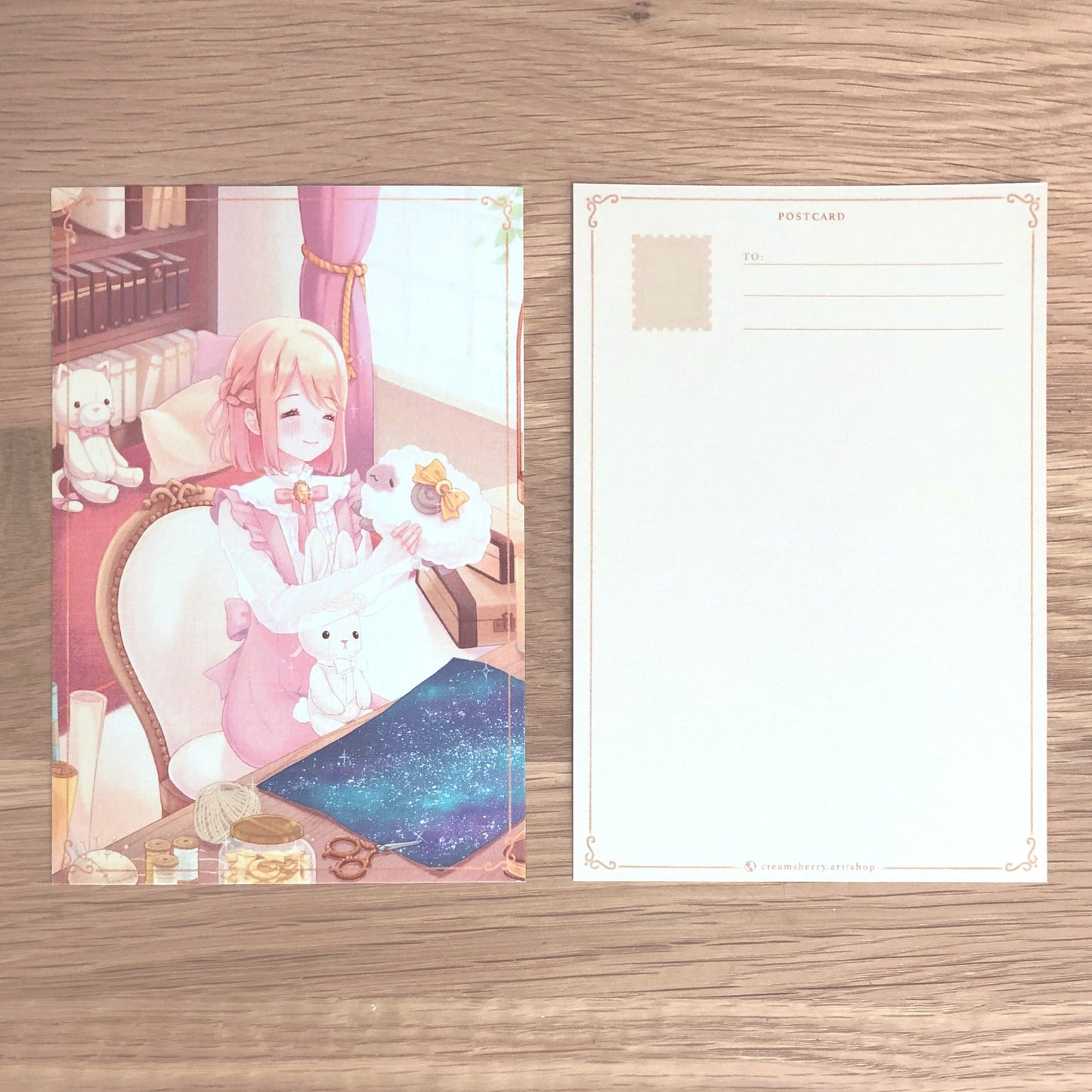 maiden's gift postcard