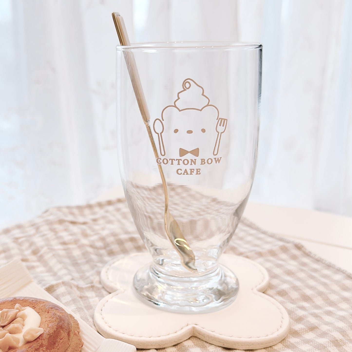 cotton bow cafe parfait-style glass