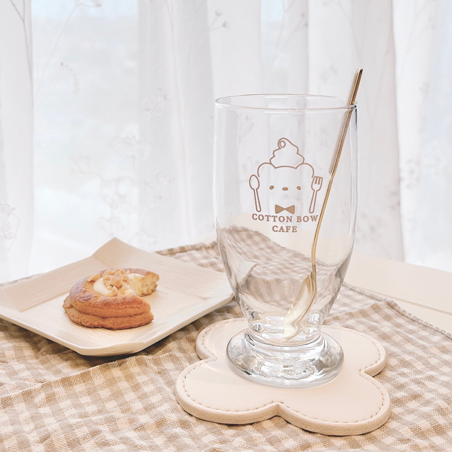 cotton bow cafe parfait-style glass