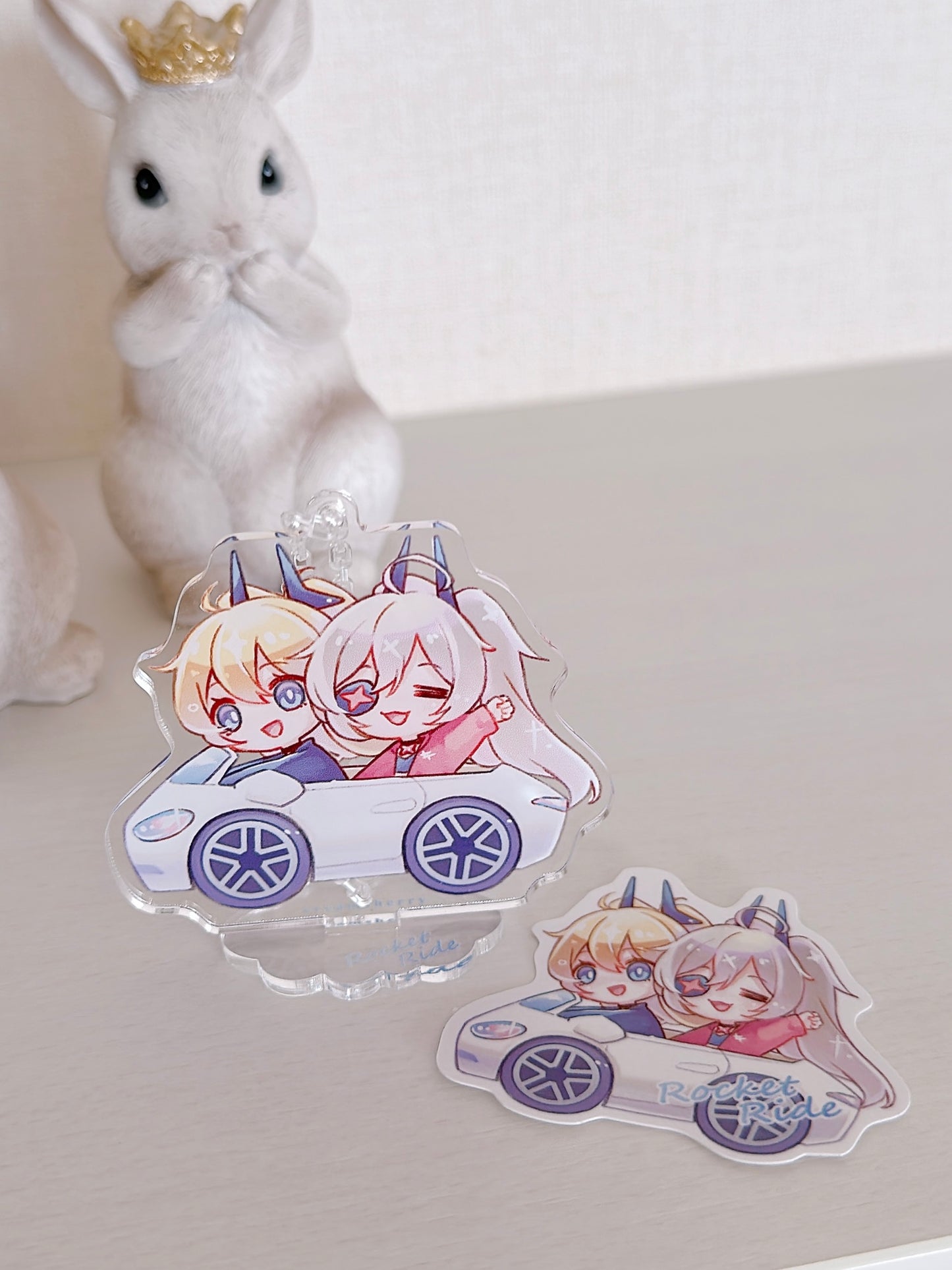 DJMAX rocket ride acrylic stand keychain + sticker