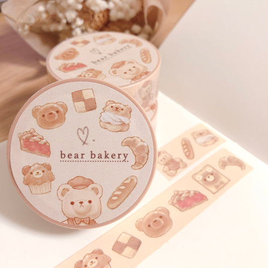 bear bakery washi tape