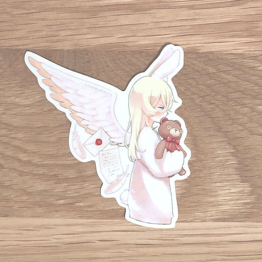 angelic valentines sticker