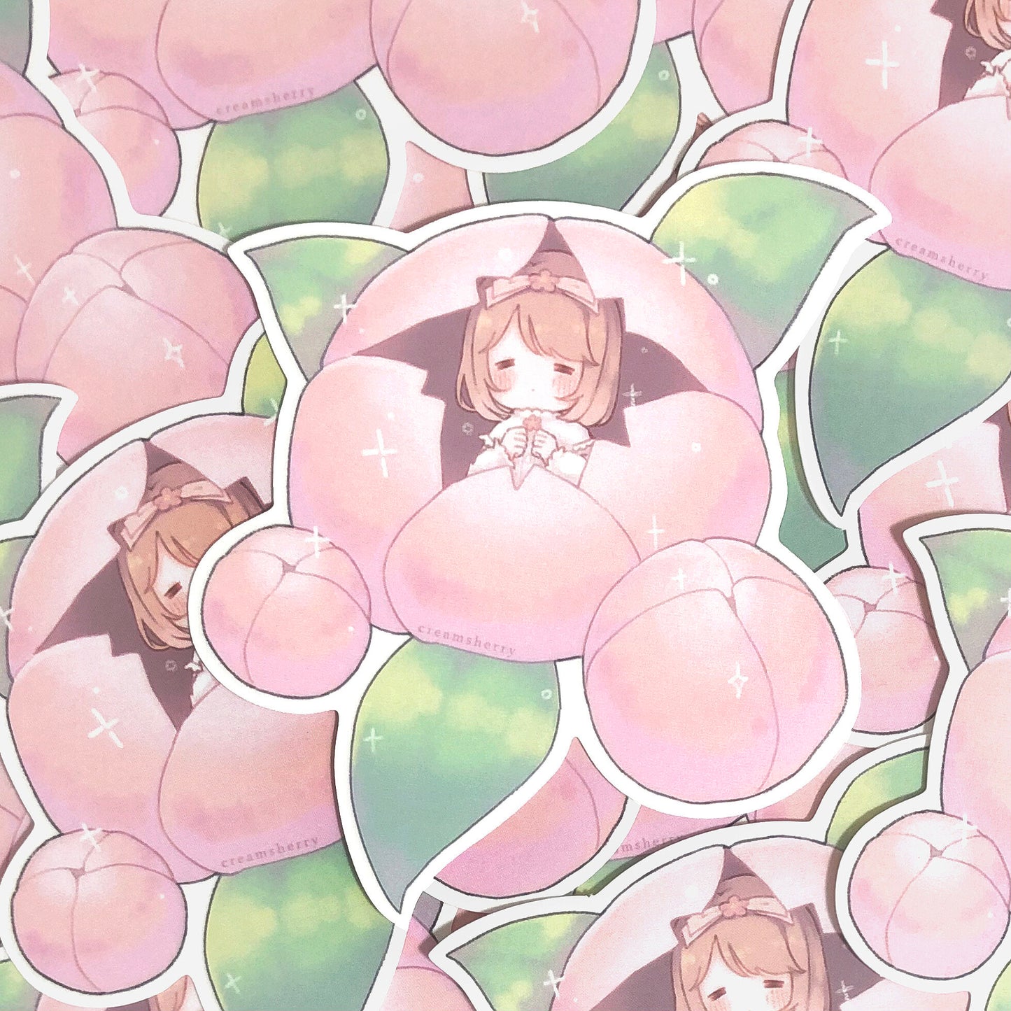cherry blossom sticker